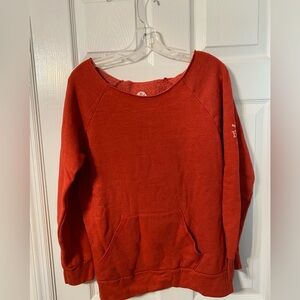 Red Pullover Sweatshirt RWB Size Large women’s